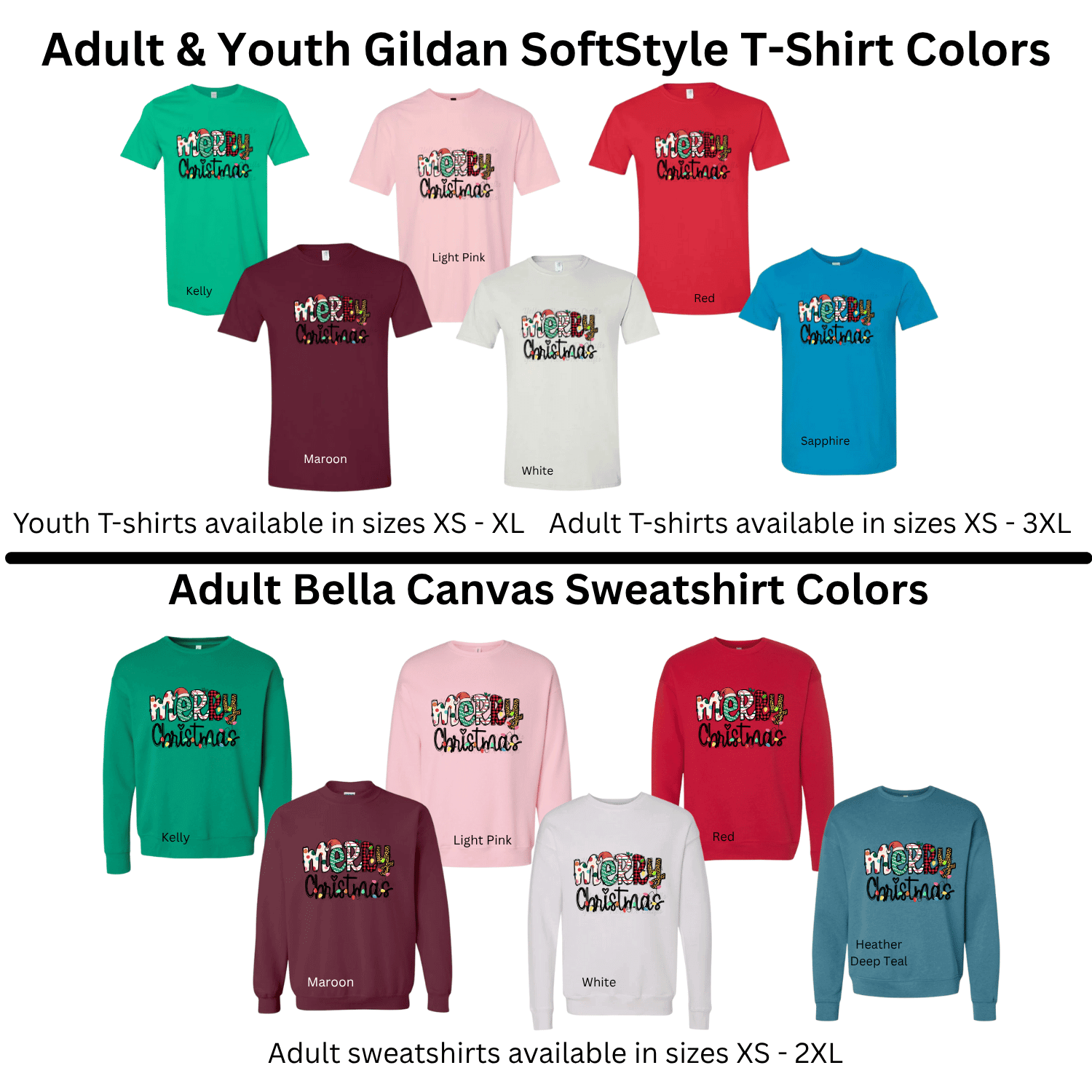 Merry Christmas Lights Shirt or Sweatshirt - Image 5