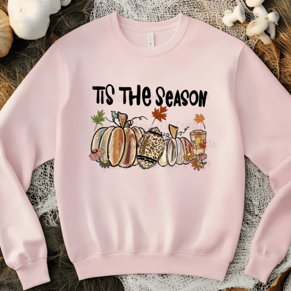 fall football pumpkin shirt flat lay