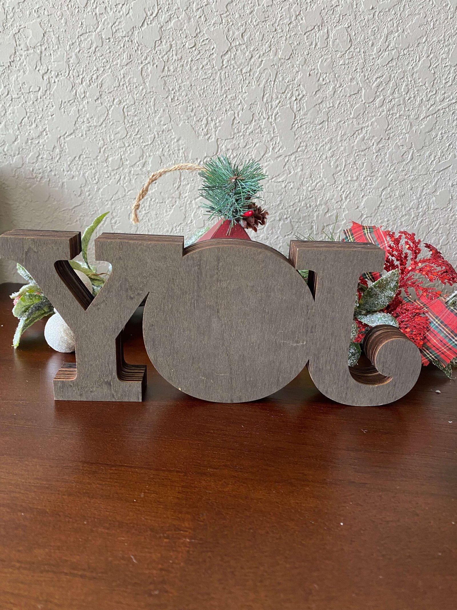 3D Wooden Nativity JOY Christmas Decor | Rustic Christian Holiday Decoration - Image 8