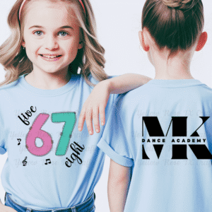 5678 Dance Shirt - MK Dance Academy Exclusive Design